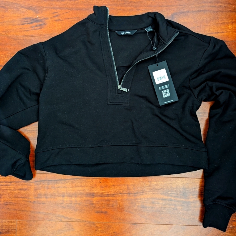 NWT Women's Cuts Clothing Cloud-Fleece 1/2 Zip